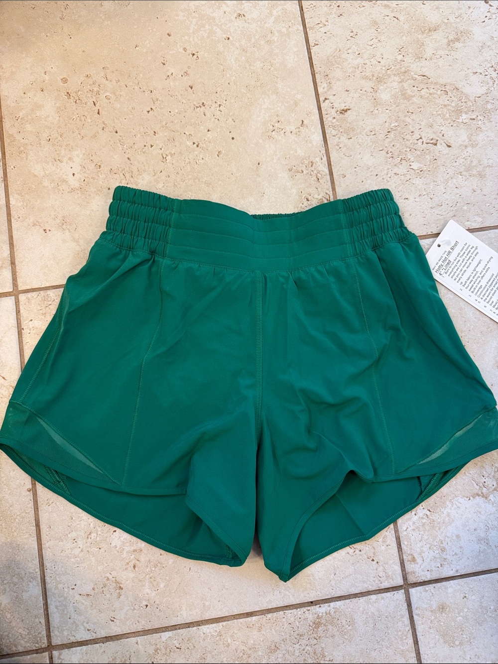 lululemon athletica Emerald Green Athletic Shorts - Picture 3 of 4